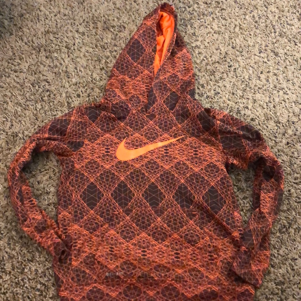 Nike hooded pull over sweatshirt